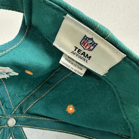 NFL Team Apparel Miami Dolphins Adjustable Cap- One Size Fits Most‎ Active - Picture 4 of 5